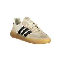 Adidas White Polyester Athletic Sneakers