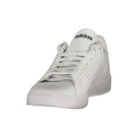 Adidas White Polyester Athletic Sneakers