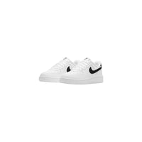 Nike White Leather Low Top Sneakers