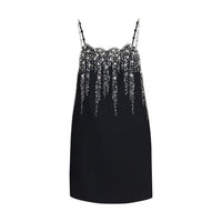 Valentino Garavani Black Wool Oves Aries Cocktail Dress
