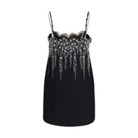 Valentino Garavani Black Wool Oves Aries Cocktail Dress