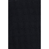 Alessandra Rich Black Cotton Casual Dress
