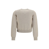 Maison Kitsuné Beige Cotton Cardigan