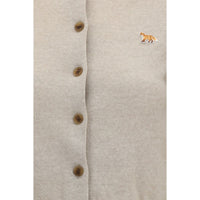 Maison Kitsuné Beige Cotton Cardigan