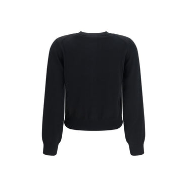 Maison Kitsuné Black Cotton Cardigan