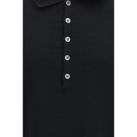 Thom Browne Black Cotton Polo Shirt