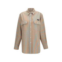 Miu Miu Orange Wool Oves Aries Shirt