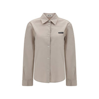 Miu Miu Gray Cotton Dress Shirt