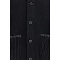 Thom Browne Black Wool Oves Aries Biker Jacket