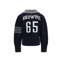 Thom Browne Blue Wool Oves Aries Cardigan