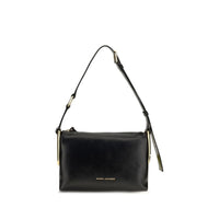 Marc Jacobs Black Calf Leather Bos Taurus Shoulder Bag