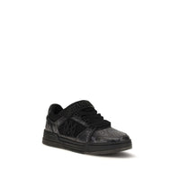 Amiri Black Calf Leather Bos Taurus Athletic Sneakers