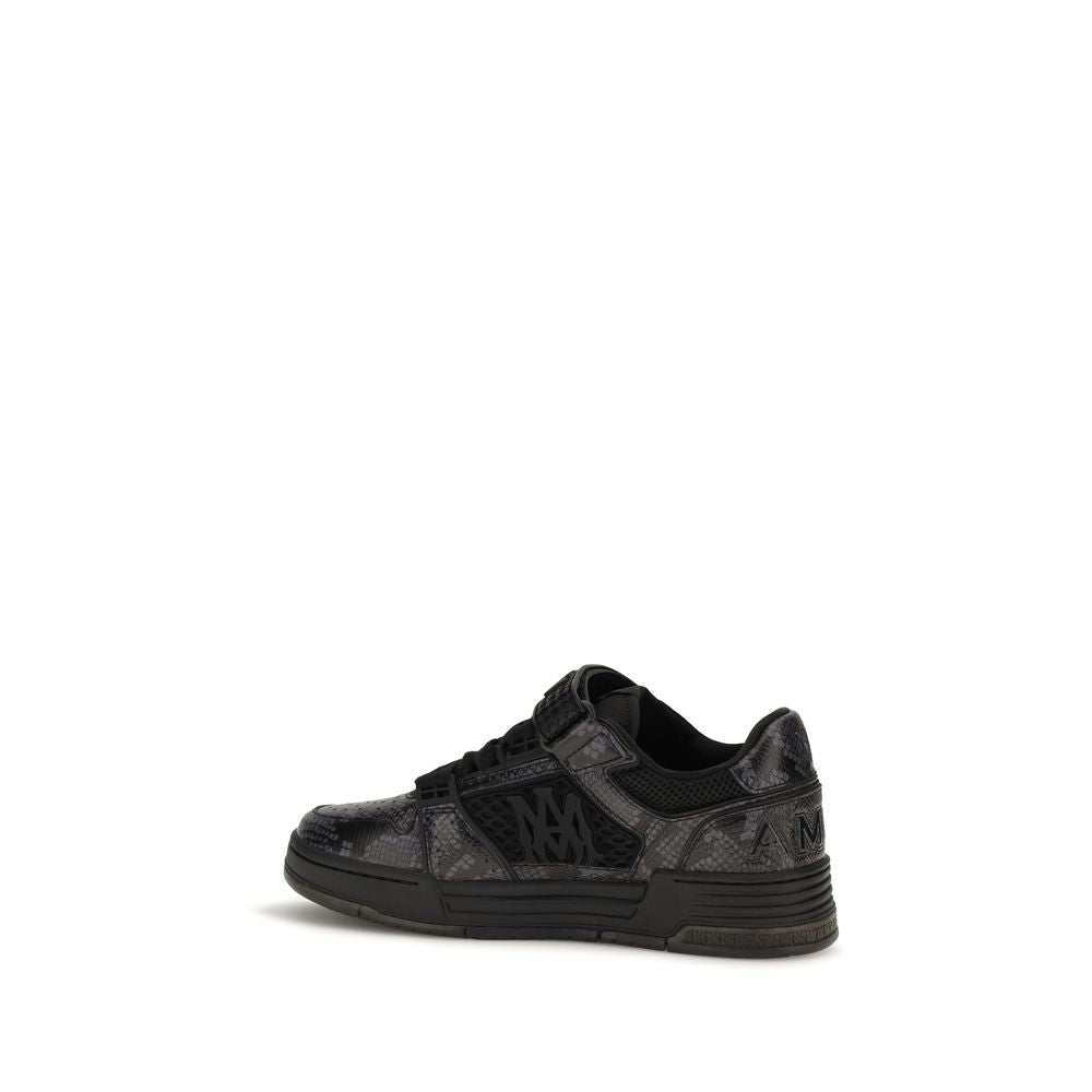 Amiri Black Calf Leather Bos Taurus Athletic Sneakers