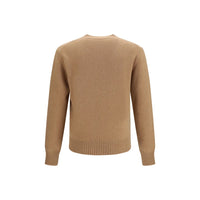 Ami Paris Brown Cashmere Sweatshirt