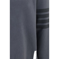 Thom Browne Gray Cotton Sweatshirt
