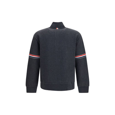 Thom Browne Gray Cotton Sweatshirt