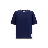 Thom Browne Blue Cotton T-Shirt