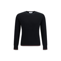 Thom Browne Black Wool Oves Aries Sweatshirt