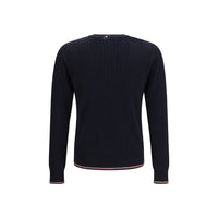 Thom Browne Blue Wool Oves Aries Sweatshirt
