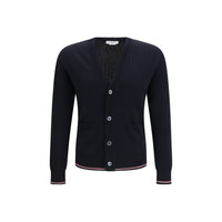Thom Browne Blue Wool Oves Aries Cardigan