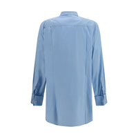 Prada Blue Cotton Dress Shirt
