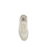 Veja Beige Calf Leather Bos Taurus Low Top Sneakers