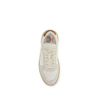 Veja Beige Calf Leather Bos Taurus Low Top Sneakers