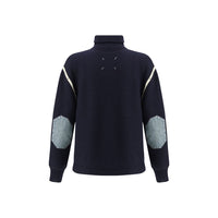 Maison Margiela Blue Wool Oves Aries Sweatshirt