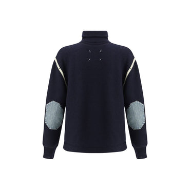 Maison Margiela Blue Wool Oves Aries Sweatshirt