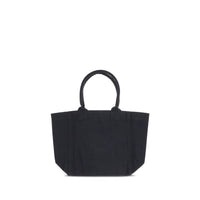 Isabel Marant Black Cotton Shoulder Bag