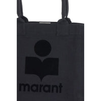 Isabel Marant Black Cotton Shoulder Bag