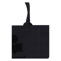 Isabel Marant Black Cotton Shoulder Bag