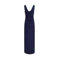 Versace Blue Viscose Casual Dress