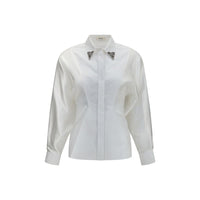 Versace White Cotton Dress Shirt