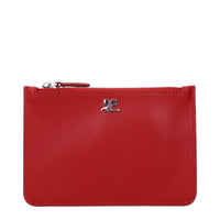 Courrèges Red Leather Wallet