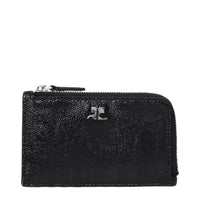 Courrèges Black Leather Wallet
