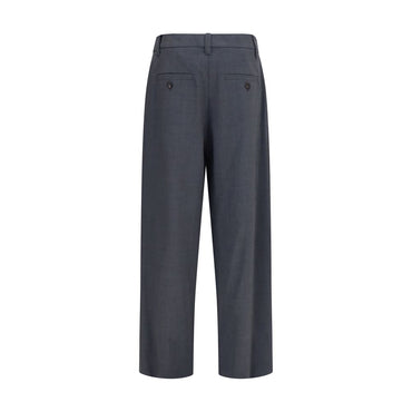 Brunello Cucinelli Gray Wool Oves Aries Dress Pants