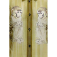Khaite Beige Silk Pattern Shirt
