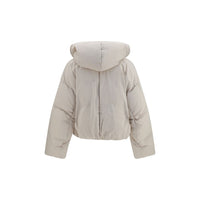 Max Mara Gray Polyamide Full-Length Jacket