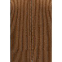 Max Mara Brown Wool Oves Aries Cardigan