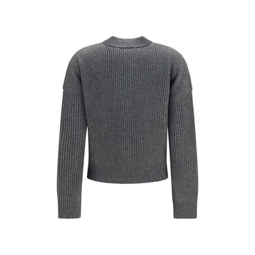 Max Mara Gray Wool Oves Aries Cardigan