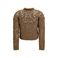 Max Mara Brown Alpaca Vicugna Pacos Cardigan