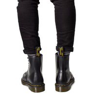 Dr. Martens Black Leather Athletic Sneakers