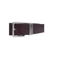 Armani Exchange Brown Leather Regular Belt