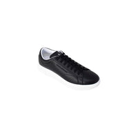 Armani Exchange Black Leather Low Top Sneakers