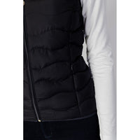 EA7 Emporio Armani Black Polyester Sleeveless Jacket
