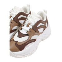 Armani Exchange Bicolor Polyester Chunky Sneakers