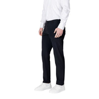 Armani Exchange Black Cotton Casual Pants