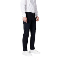 Armani Exchange Black Cotton Casual Pants