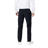 Armani Exchange Black Cotton Casual Pants